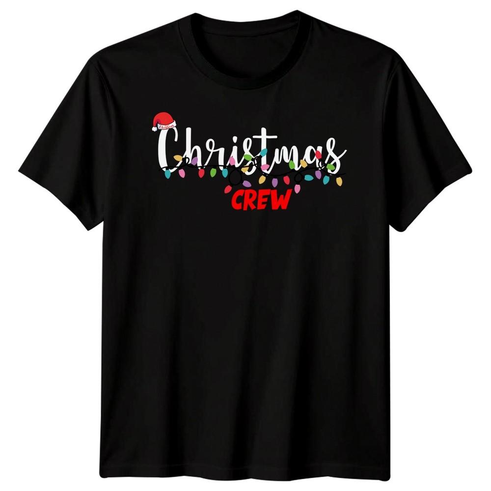 

Christmas Crew Ho Ho Christmas Holiday Tee Mens Womens Graphic Shirt XL