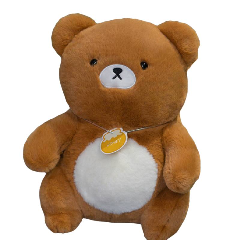 Hamster Cat Bear Plush Toy Doll Pillow Necklace Girls Birthday Gift Cotton Pp