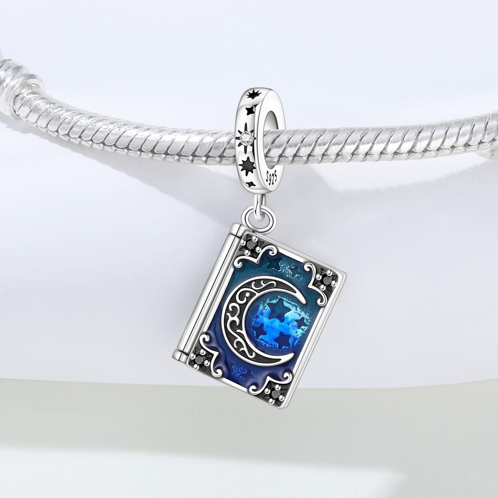 Kupfer Magisches Buch Wächter Perlen Original Anhänger Armband Charms Schmuck Party DIY Trendige Geschenke