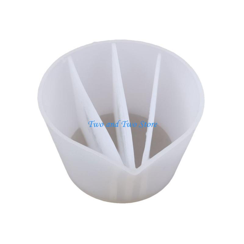 HX6F Clear Silicone Epoxy Resin Mixing Cups Distribution Measuring Cup DIY Epoxy