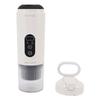 Portable Coffee Maker 100W 21Bar Cordless Heating Capsule Coffee Maker Machine for Outdoor Car Travel Camping White