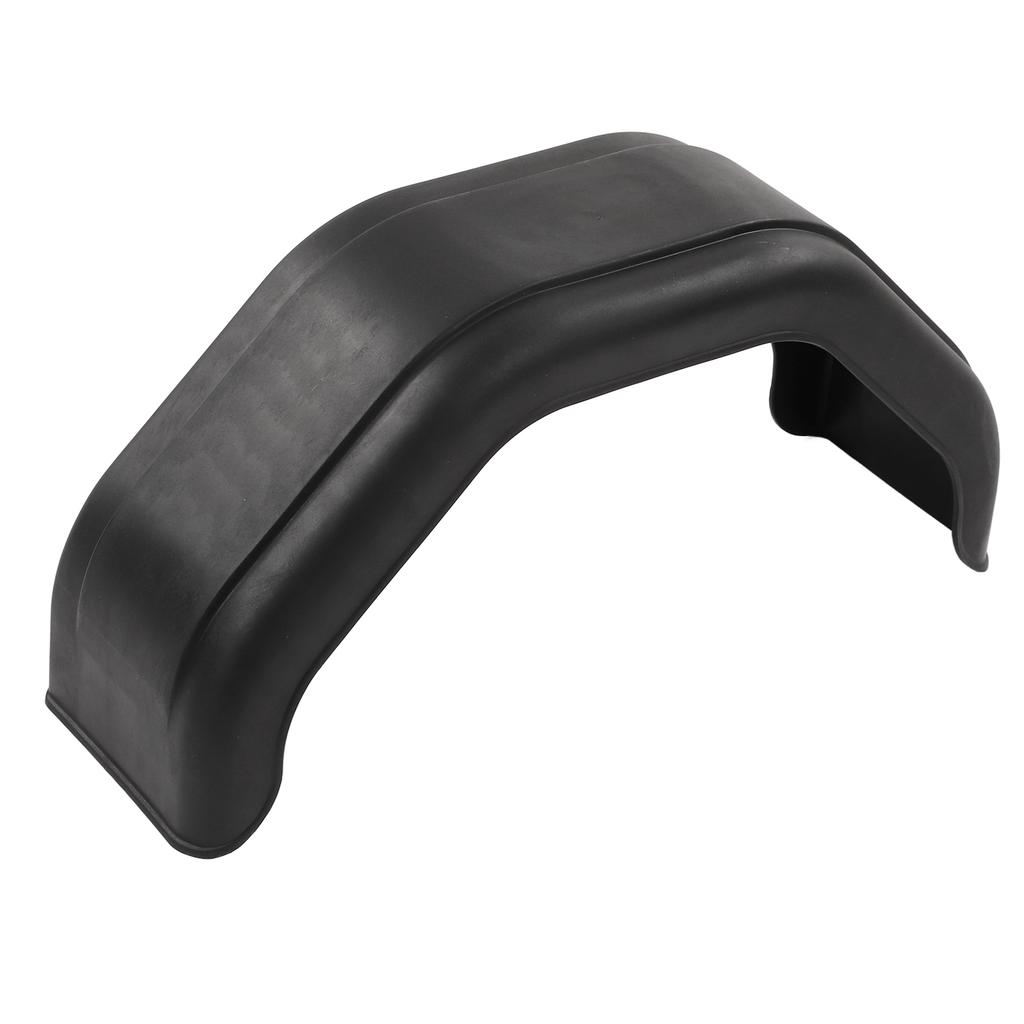 Trailer Mudguard Black High Density PE for Single Axle Trailers 12in 13in Diameter Wheels