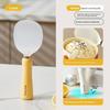 Modern Plastic Rice Spoon With Stand And Easy Cleaning For Kitchen Housewarming Gift