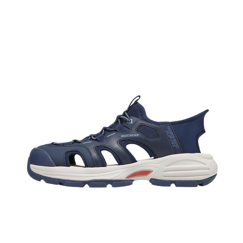 Skechers Comfortable Fashionable Simple Versatile Water Shoes Men Shoes Navy-Blue 205475-NVY 39.5