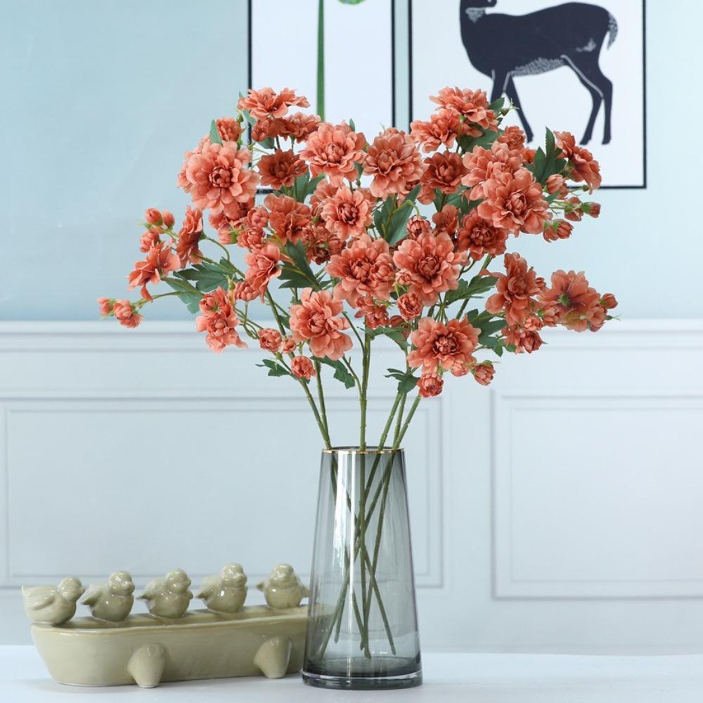 

Plastic Artificial Peony Flower 5 Fork Fake Flower Silk Peony Flower Branch Home Garden Decor вино красного