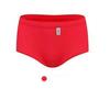 Yier Shuang Women's Plus Size Cotton Ribbed High-Waist Elastic Breathable Triangle Panties