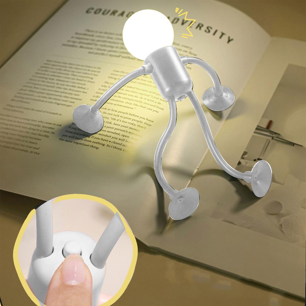 Funny Sportsman Night Light Versatile Lamp Creative Stretchable Silicone Nursery Table Lamp Kids Night Lights Cordless Lamp