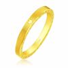 Vietnam Gold 520 Number Love Couple Gold-Plated Brass Rings - Valentine's Day Matching Gift for Girlfriend