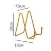 Picture Stands Holder Display Picture Easel Metal Plate Dish Tabletop Art Pictures Frame Photo Decorative Tabletop Art 1 Pc