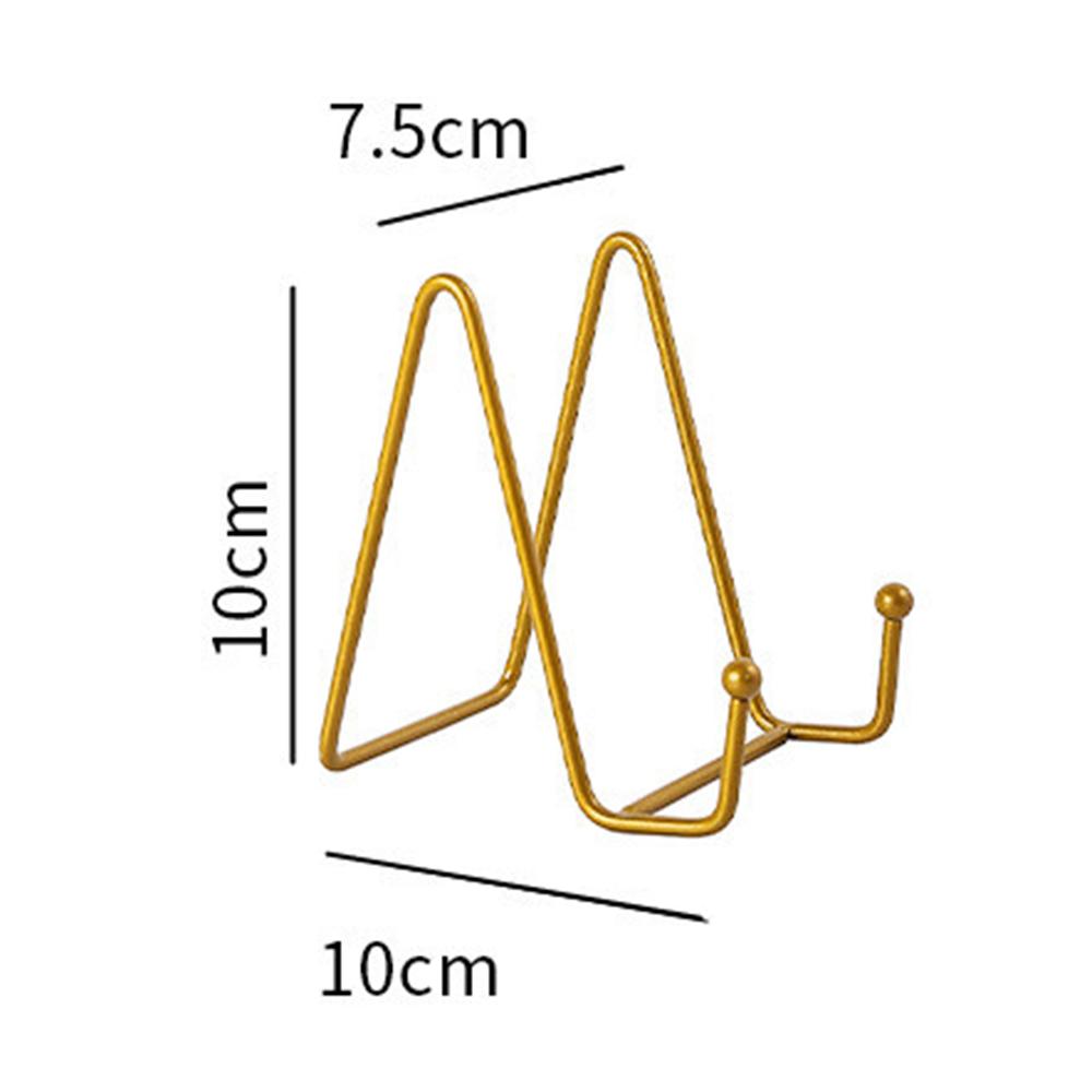 Picture Stands Holder Display Picture Easel Metal Plate Dish Tabletop Art Pictures Frame Photo Decorative Tabletop Art 1 Pc