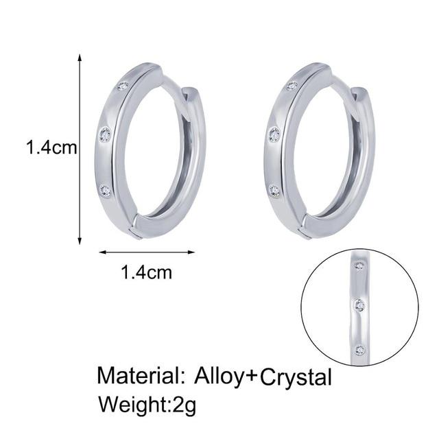 Fashion Moon Asymmetric Earrings for Woman Trendy Geometric Pendant Dangle Female Jewelry