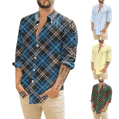 Dizajnér Jar Leto Pánske Neformálne 3D Halloween Potlač Hawaii Košeľa Blúzka Košele s dlhým rukávom