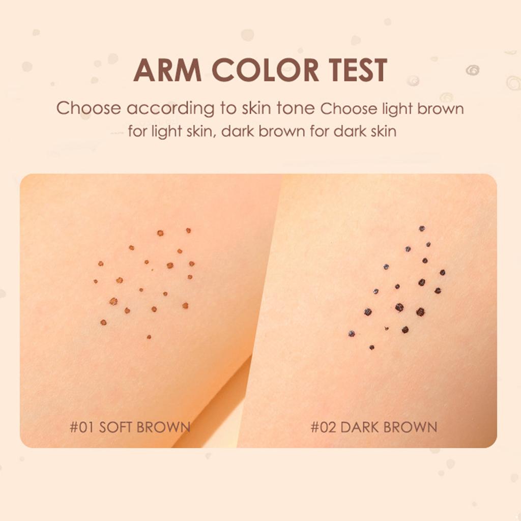 Freckle Makeup Pen for Realistic Freckles, Waterproof Formula, High Color Payoff, Effortless and Lasting Wear