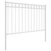 ASSEN Fence Panel White 170 x 150 cm Steel