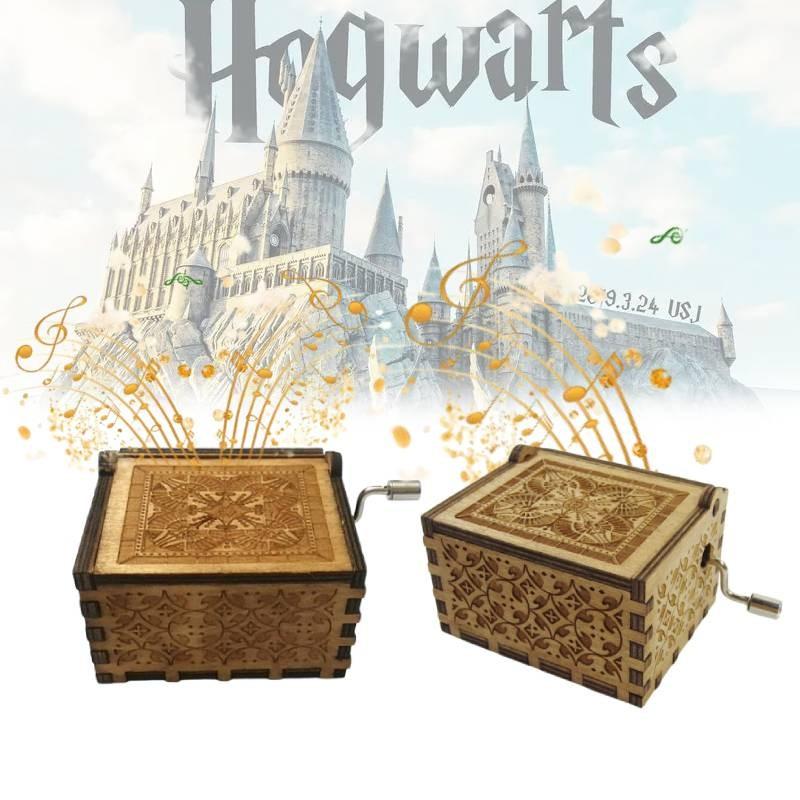 The Sorcerers Stone Handmade Music Box Carving Decor Special Included Characters
