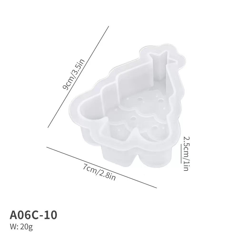 

Форма для різдвяної ароматизованої свічки своїми руками - Ялинка, Олень, Пряниковий чоловічок, Силіконові прикраси.