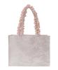 Maison De FLEUR Lace Frill Handle Square Tote Bag, Light Pink, Size F, 08000893600