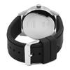 Guess Perry 42mm Schwarzes Silikonarmband Stahlgehäuse Quarz Analog Uhr W0991G1 Herren