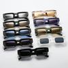 Retro Mirror Square Sunglasses Women Men  Candy Color Luxury Brand Designer Sun Glasses Uv400 High Quality