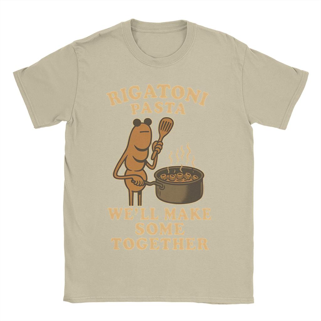 Rigatoni Pasta We Ll Make Some Together T Shirts Men Women 100 Cotton Vintage TShirts Marcus The Worm Tees Clothing Gift Idea