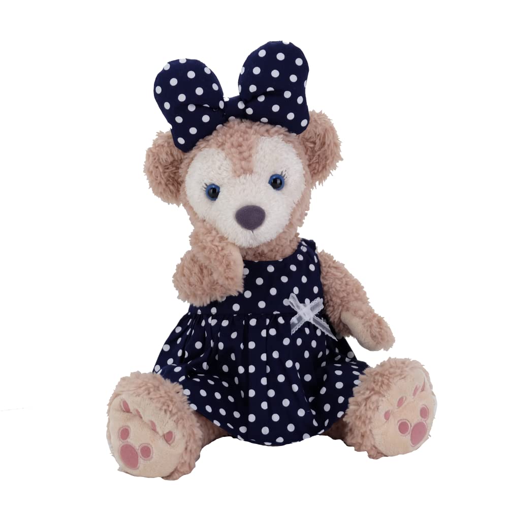 

cushu cush ShellieMay Costume Duffy Shelliemey Navy Polka Dot Dress Ribbon 43cm & (Size Small)