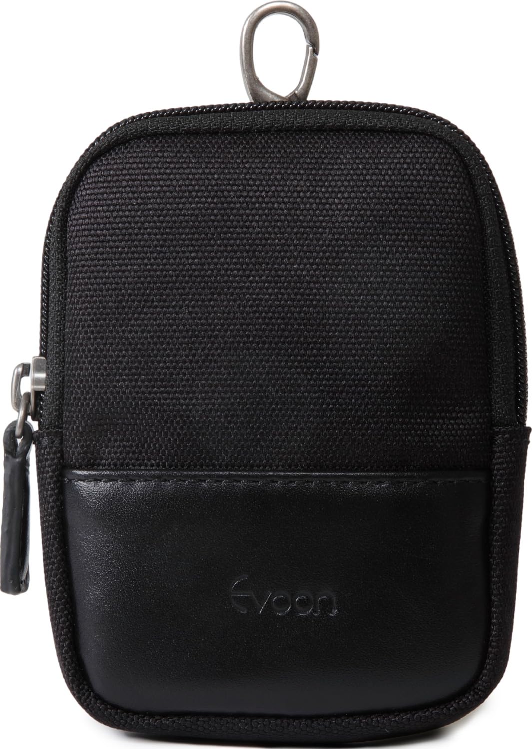 

Evoon Quick Pouch a lightweight pouch for men with wallet and a snap Weighing just Mini, small, functionality, water-repellent, hook. 80g. чорний