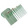 13pcs Makeup Brushes Set Synthetic Fiber Fluffy Strong Grasping Powder Eye Shadows Makeup Brushes Green