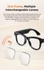 Gafas Inteligentes M02 Ultra AI Cámara HD 4K Gafas de Sol WIFI BT Llamada Grabación de Audio Traducción Wearable Inteligente Estuche de Carga Portátil