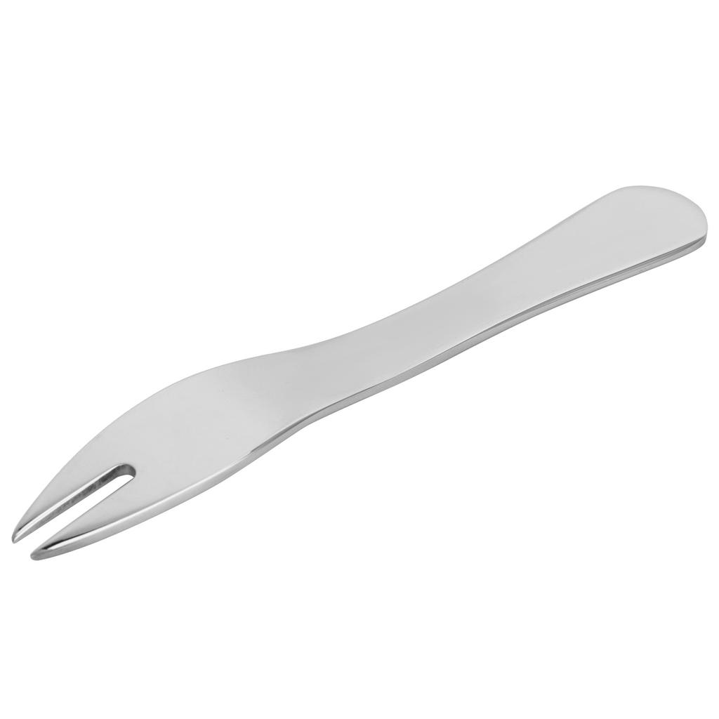Fruit Fork 304 Stainless Steel Lovely Mini Dessert Fork for Cake Party Restaurant HotelStainless Steel Color 1Pc