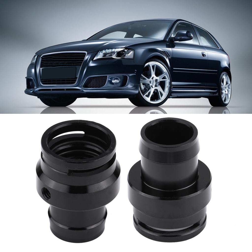 Boost Tap Vacuum Sensor Adapter, High Performance Aluminum Alloy Engine Source Connector for 2.0T FSI Vehicles Black