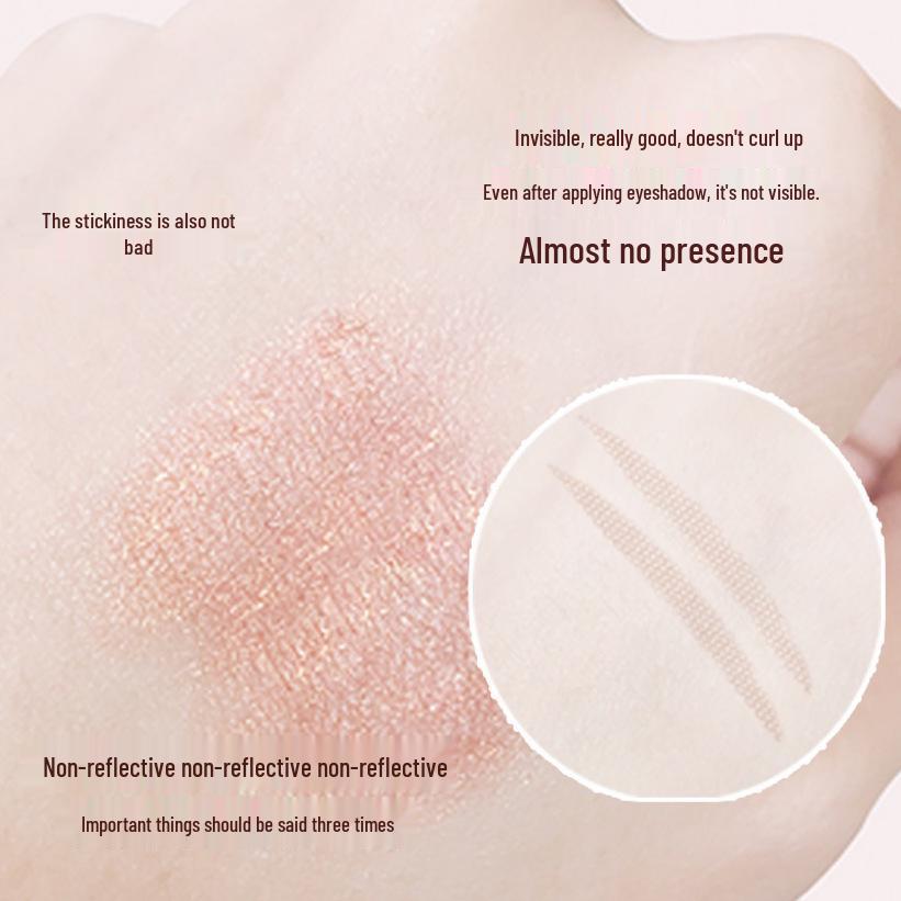 Ke Qi Invisible Lace Double Eyelid Stickers - Natural, Seamless, Long-Lasting Eye Enhancers for Inner Double Eyelids (126 + 36 Free)