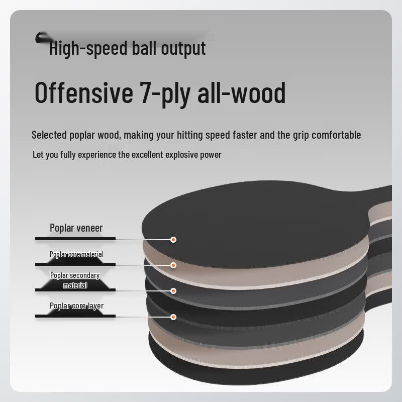 BoLi T10 Table Tennis Racket Set