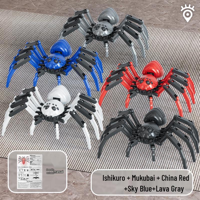 Creative Movable Spider Robot Toy - Jointed Prank Doll & Desktop Ornament for Kids