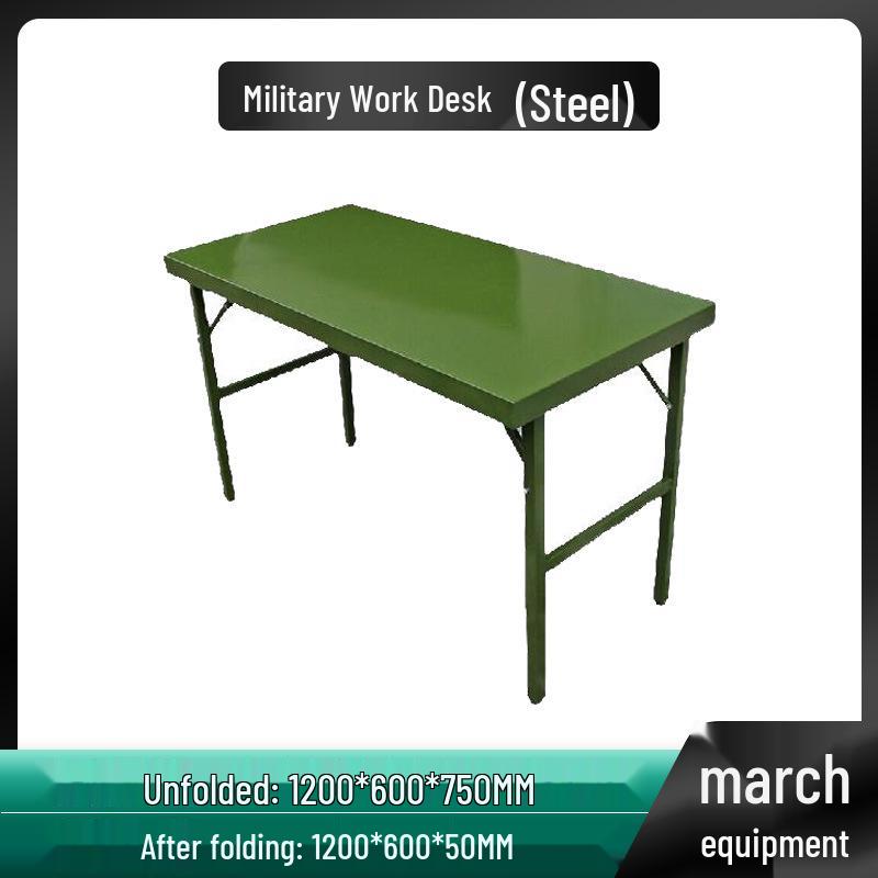 Portable Outdoor Folding Camping Table and Chair Set - Lightweight Steel & Plastic