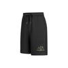 Armani Exchange SS24 Letter Print Drawstring Straight Casual Shorts Men shorts Black 3DZSSA-Z9N1Z-1200