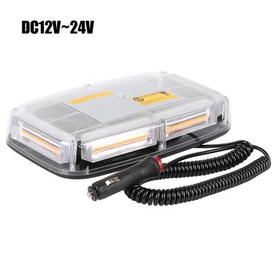 Car Strobe Warning Light Emergency Signal Lamp Vehicle Roof Flashing Beacon DC12~24V Yellow LED COB Ceiling Lamp Car Lights Police Flasher