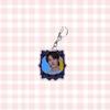 7pcs BTS Retro Photo Frame Style Keychain, Member Portrait Backpack Charm, Celebrity Merchandise Support Ornament