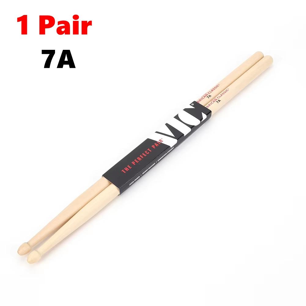 2/4PCS Drumsticks 5A/7A American Hickory Drumsticks Mallets Jazz Drum Sticks Percussion Drum Sticks for Acoustic/Electronic Drum
