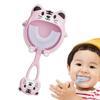 Children's U-Shaped Toothbrush, U-Shaped Toothbrush for Kids, Chewing Brush, Silicone Pacifier Training Toothbrush, Training Toothbrush with Easy-Grip