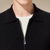 Antonio Men's Machine Washable Wool Blend Knit Cardigan Jacket