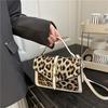 Commuting To Work Versatile Casual Personality Small Square Bag Female Leopard Print Personality Advanced Texture Temperament Foreign Style Messenger 