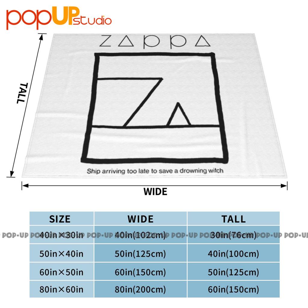 Zappa Ship Arriving Too Late To Save A Drowning Witch Ultra-Soft Blanket Quilt Winter Sofa Cover Bed Covers