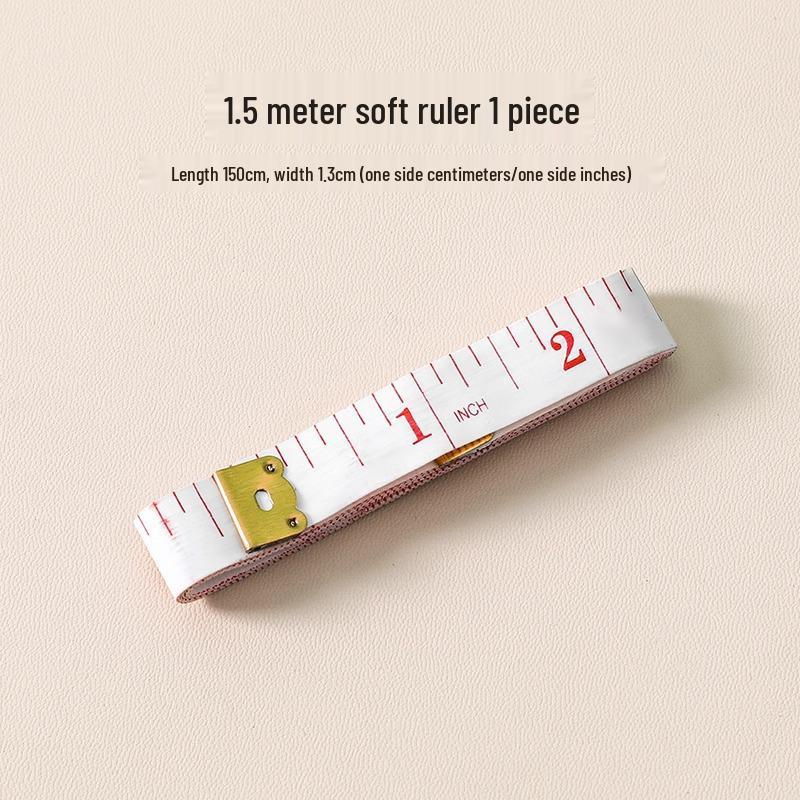 1.5 Meter Soft Tape Measure for Bust, Leg, and Body Circumference – Perfect for Tailors and Sewing.