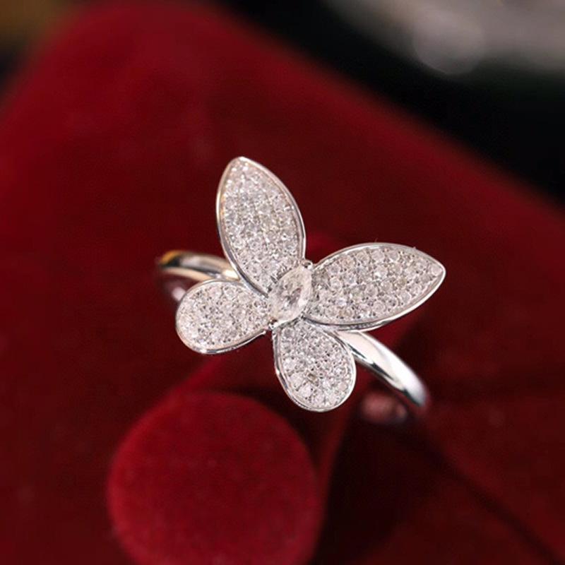 

Штампованное Креативное Кольцо Лепесток Листа Женское Корейский Темперамент Роскошный Полный Набор Циркония Открывающееся Кольцо Вечеринка День Рождения Ювелирный Подарок 6