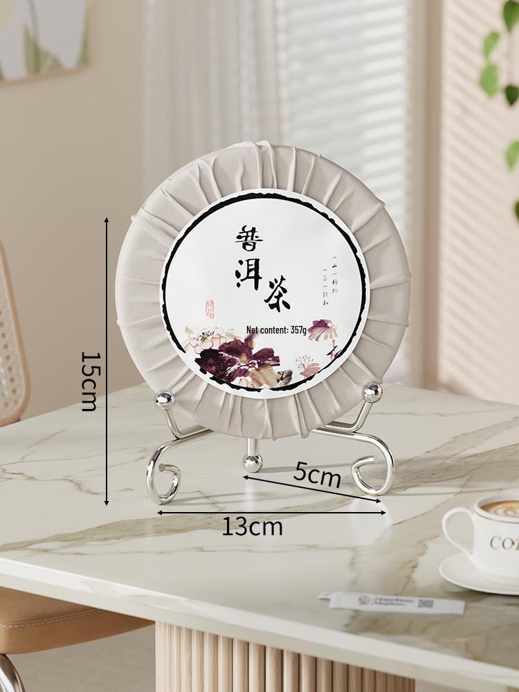 Runder Dekoteller & Bilderrahmenständer - Display für Teller, Uhren, Ornamente und Teekuchen