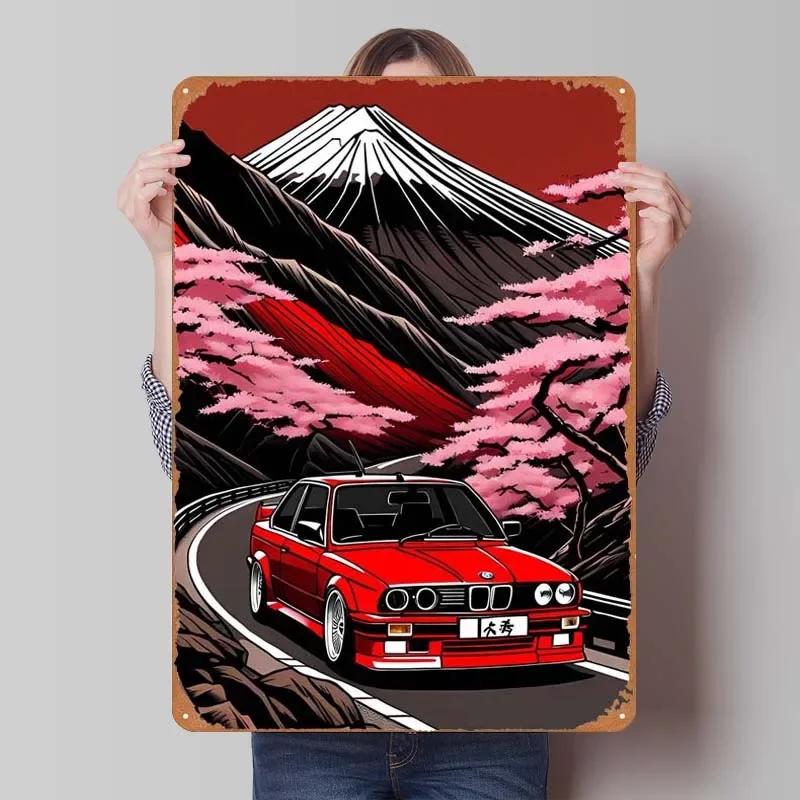 

BMW Sign Classic Cars Poster Retro Metal Tin Sign Plaque for Garage Wall Art Decoration Coffee Bar Vintage Home Decor Items Room 7.9x11.8In(20x30cm)