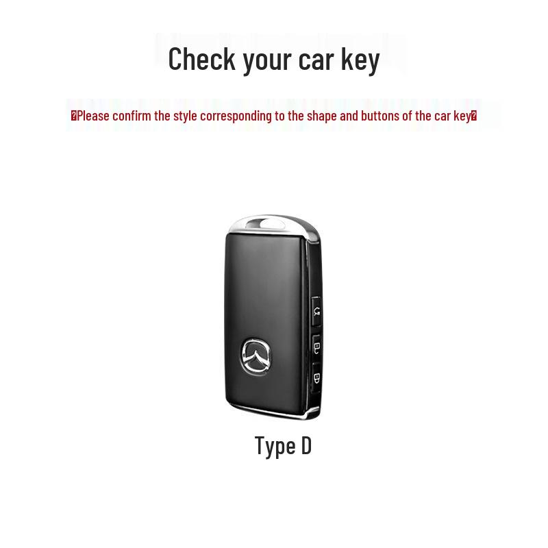 Mazda Key Cover for CX4, Atenza, CX3, CX7, CX8, and Mazda 2 - Cross-Border Compatible