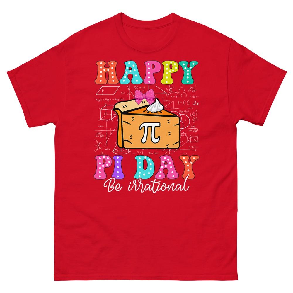 Happy Pi Day Funny Math Coach Teacher Pi Day Outfit Unisex Tshirt S