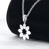 European and American Jewelry Simple Small Snowflake Titanium Steel Clavicle Chain Jewelry