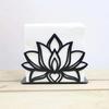 1 Stuk Elegante Metalen Lotusbloem Servethouder - Stijlvolle Keuken & Eettafel Accessoire, Ideaal Voor Thuis En Restaurant Gebruik
